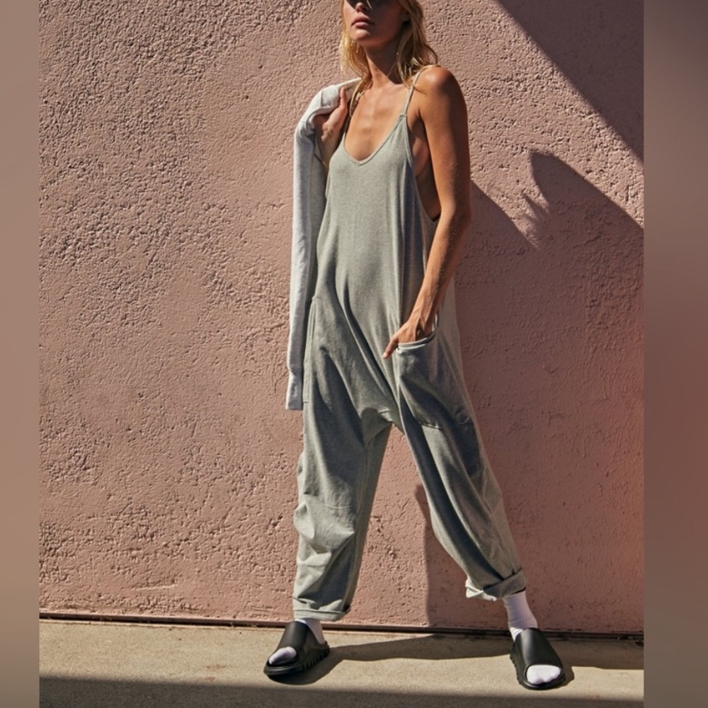 Free People FP Movement Hot Shot Onesie Harem Style Romper Jumpsuit